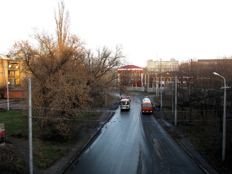Kramatorsk — Construction of a trolleybus line to the Old Town 3.jpg
